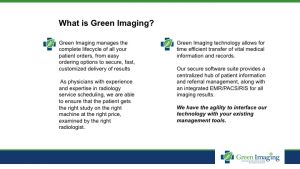 What is Green Imaging?