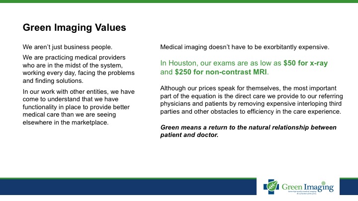 Green Imaging Slide 13