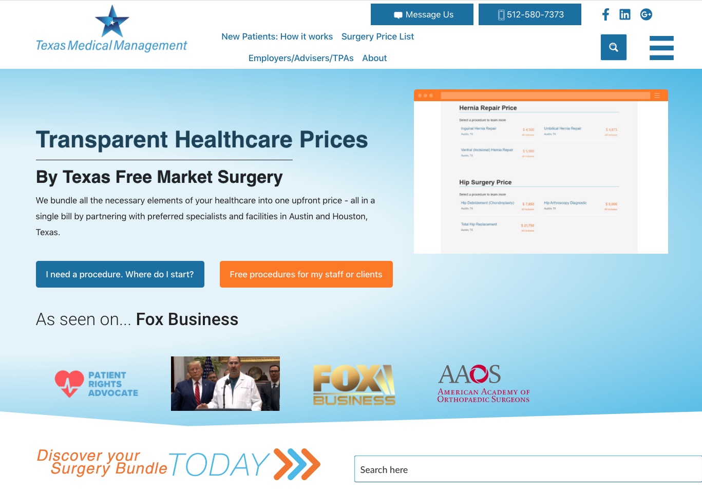 Texas Free Market Surgery - Health Insurance Alternatives